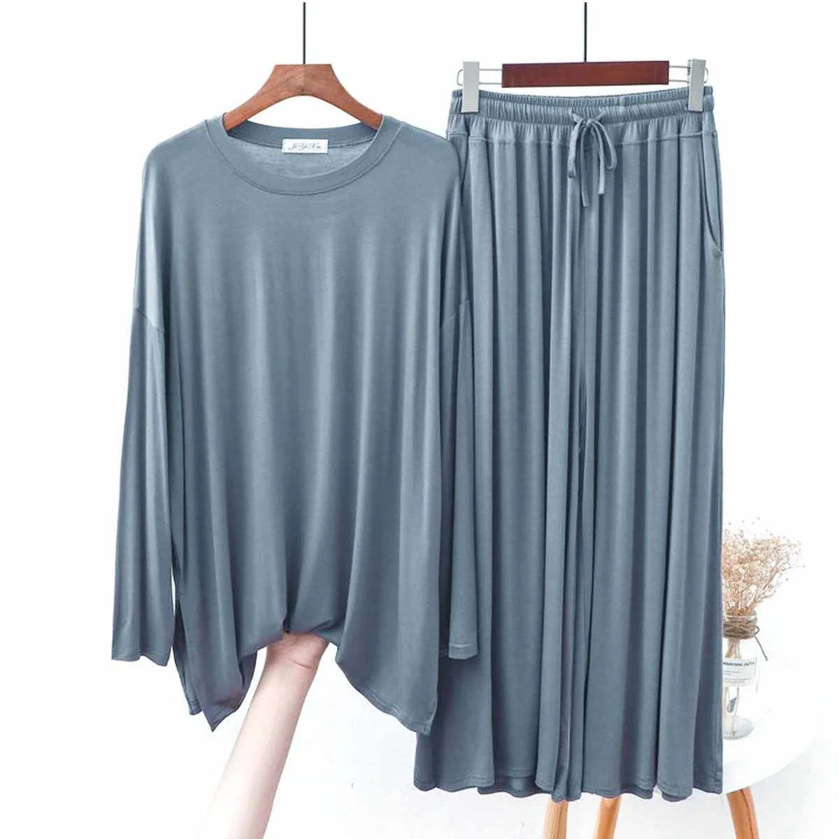 Baggy-Style 2-Pcs Lounge And Night Wear Suit. - KO31