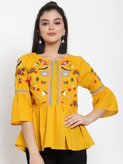 Elegant Embroidered Top - KO7